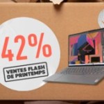 Taillé pour la bureautique, cet ultrabook Lenovo avec écran 3K 120 Hz et Ryzen 5 lâche 42 % de son prix pendant les ventes flash d&rsquo;Amazon