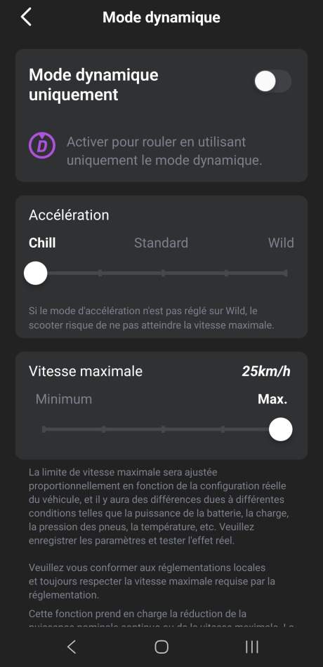 Trottinette électrique Niu KQi 100F application 5