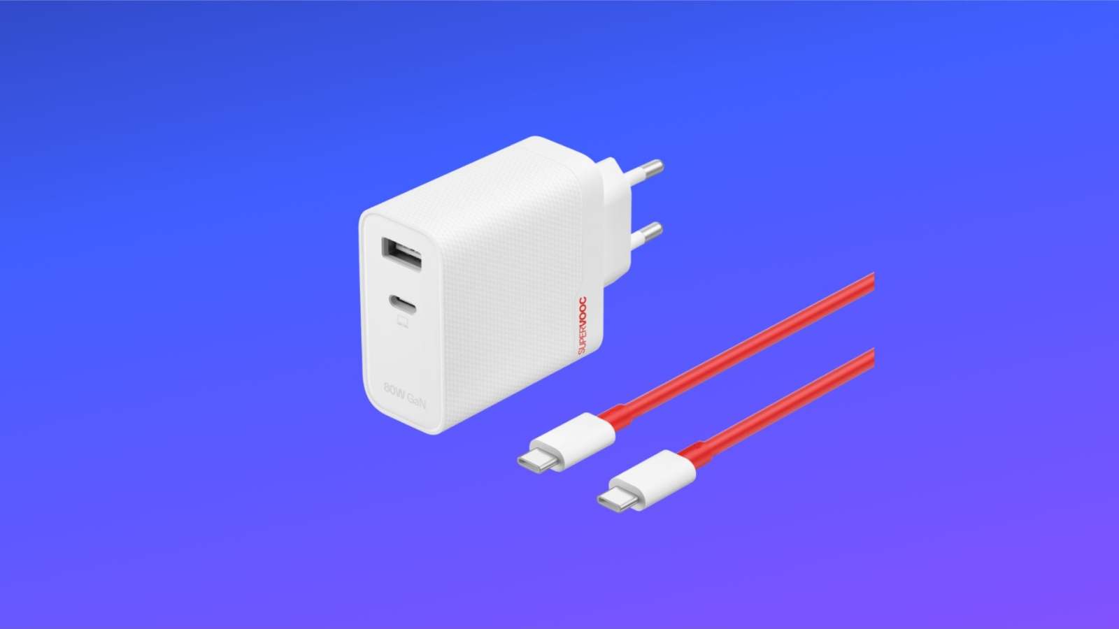 Ce chargeur SUPERVOOC 80W deux ports à moins de 30 € par OnePlus représente un gain de temps considérable