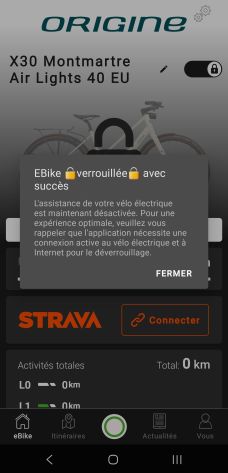 Origine Montmartre Air appli verrouillage Origine Montmartre Air appli verrouillage