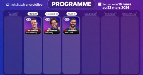 Source : Frandroid Source : Frandroid