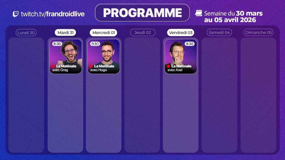 Image Un Unlock Talk qui fera plaisir aux runneurs et runneuses et une double Matinale Tech : notre programme Twitch de la semaine
