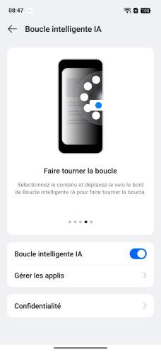 Realme 16 Pro - Boucle intelligente