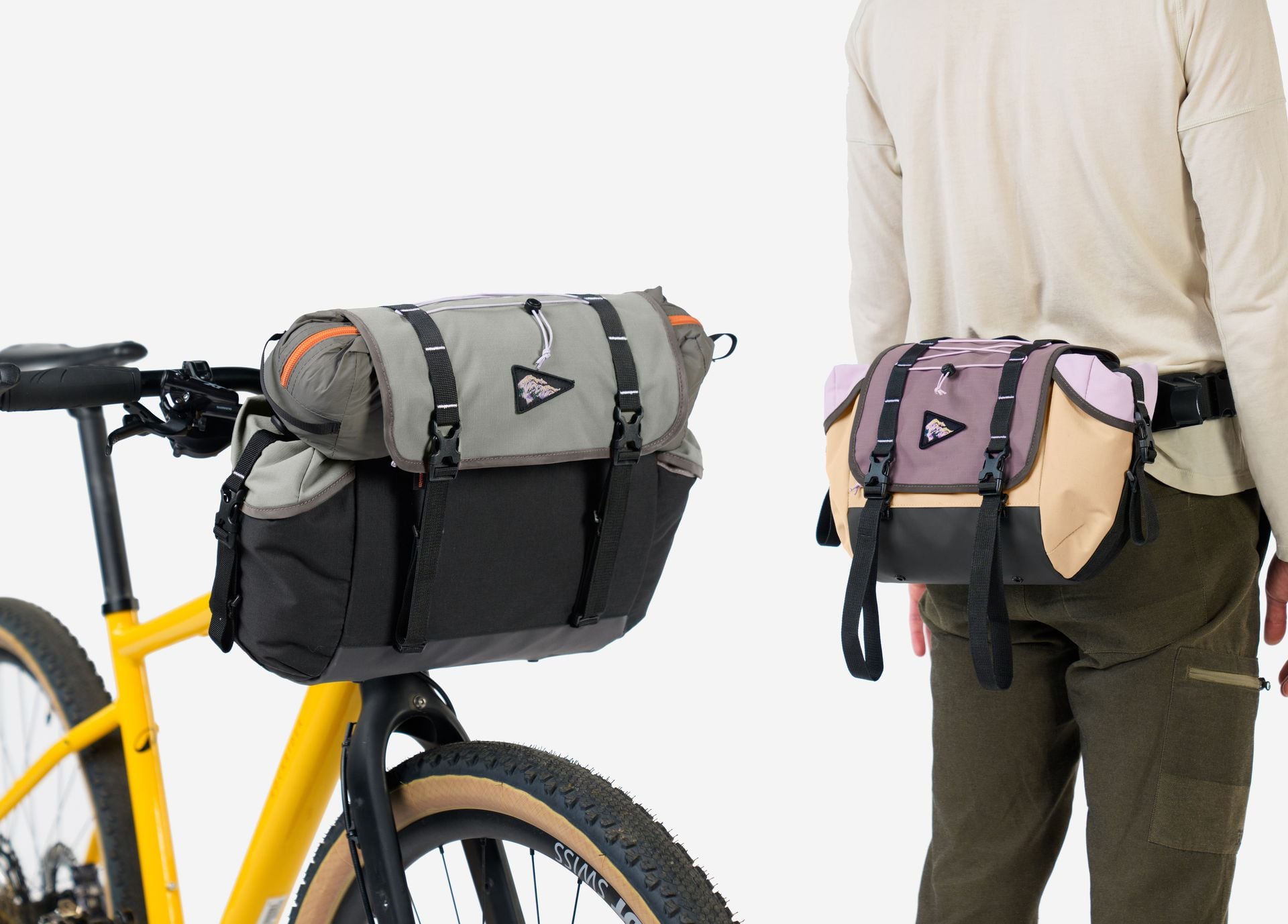Bolsa de guiador para bicicleta Decathlon Rockrider ADVT 500