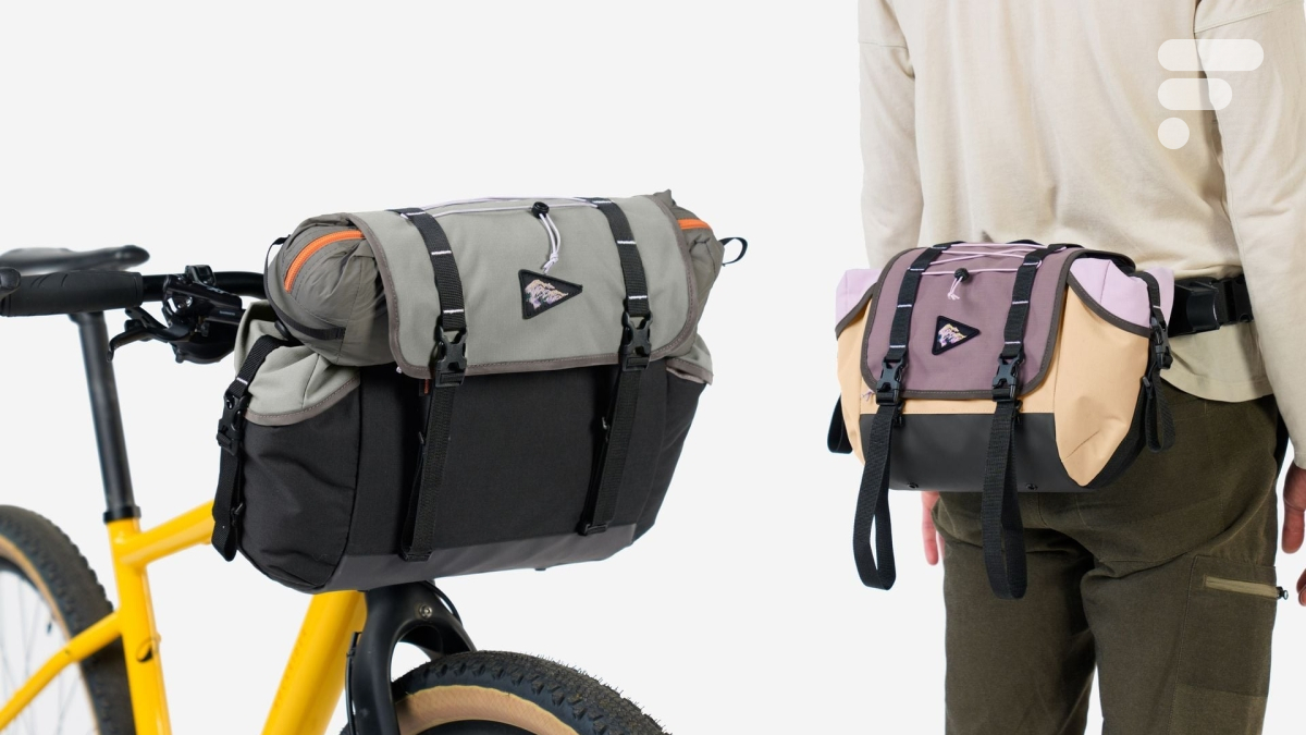 Sacoche vélo guidon bikepacking Decathlon Rockrider ADVT 500