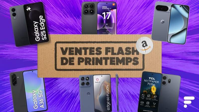 Amazon fait chuter le prix des smartphones pendant ses Ventes Flash