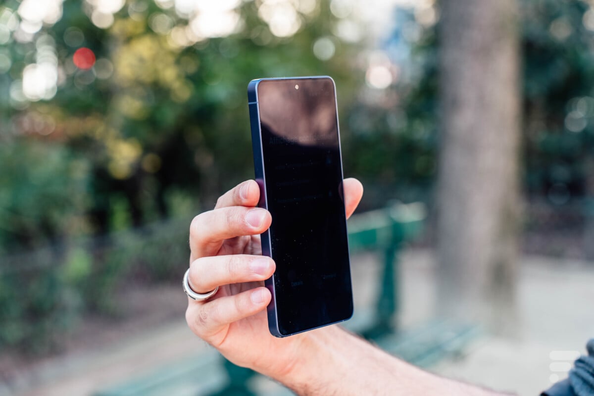 Affichage confidentiel activé