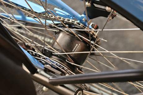 V&eacute;lo Tandem &eacute;lectrique Bicicapace transmission Nexus