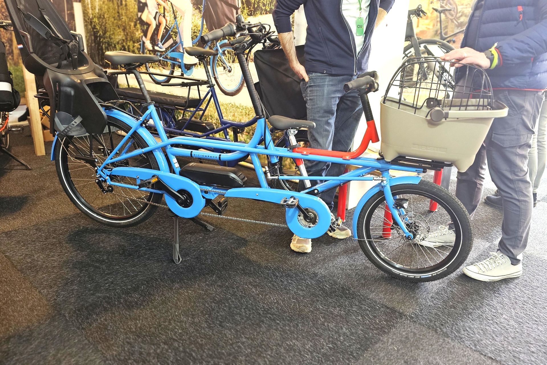 V&eacute;lo Tandem &eacute;lectrique Bicicapace