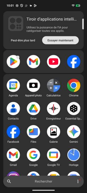Tiroir apps Nothing Phone (4a) Pro _20260310-100158