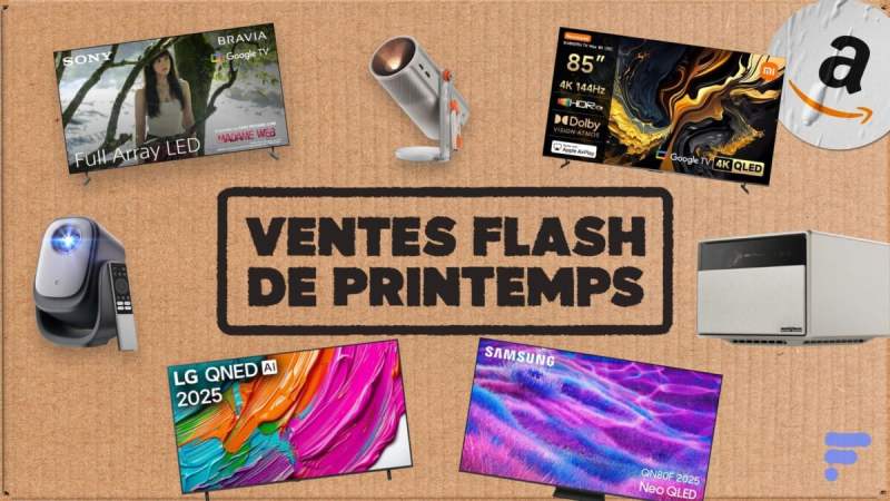 Les prix dégringolent côté TV 4K et vidéoprojecteurs lors du week-end des Ventes Flash d’Amazon