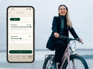 V&eacute;lo &eacute;lectrique Ampler appli 1