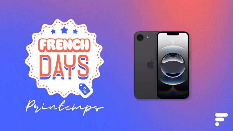 L&rsquo;iPhone 16e flirte avec la barre des 500&nbsp;€ pendant les French Days et devient très intéressant pour entrer dans l&rsquo;univers Apple à moindres frais
