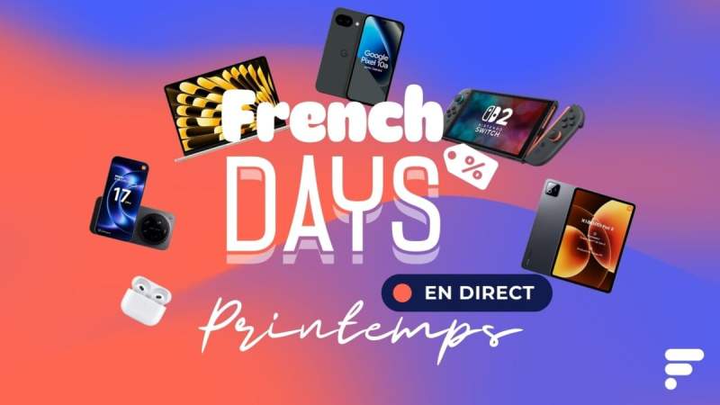 French Days 2026&nbsp;: voici le TOP 60 des meilleures offres Tech du week-end