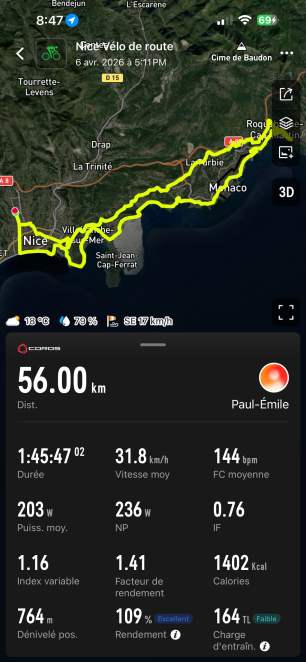 Essai Coros Dura // Source : Paul-Émile CASSORET pour Frandroid