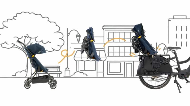 Cette poussette se transforme en siège vélo en quelques secondes seulement : voici le FAAR Ride