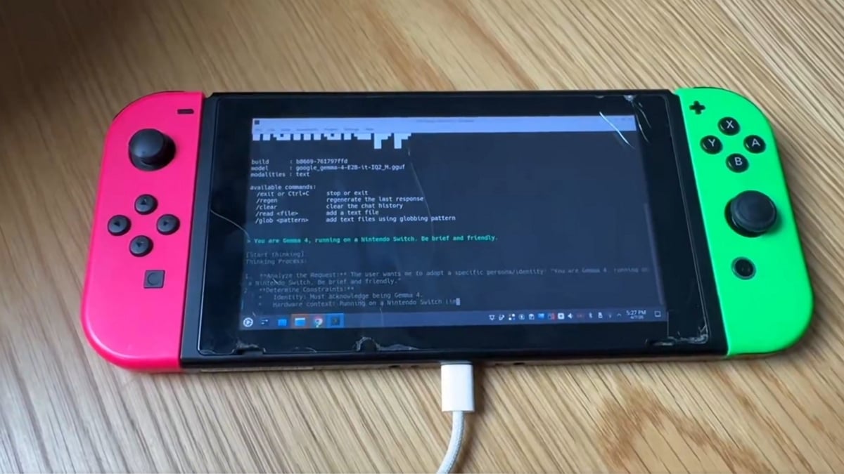 Image Gemma 4 : le nouveau modèle d’IA de Google s’invite sur Nintendo Switch