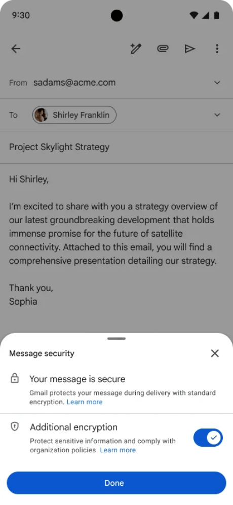 Criptografia ponta a ponta do Gmail agora disponível em dispositivos móveis - 6577 - 1
