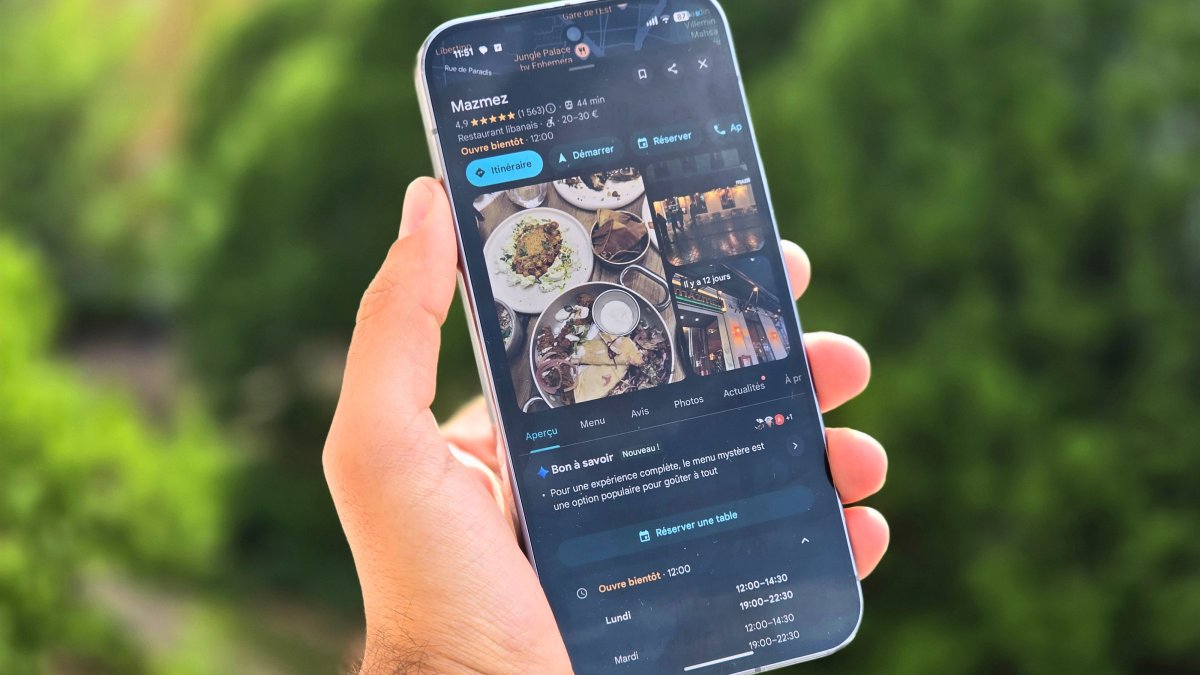 Image « Il vaut mieux réserver » : Google Maps se met à vous donner des conseils grâce à Gemini