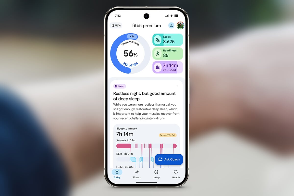 La nouvelle application Fitbit