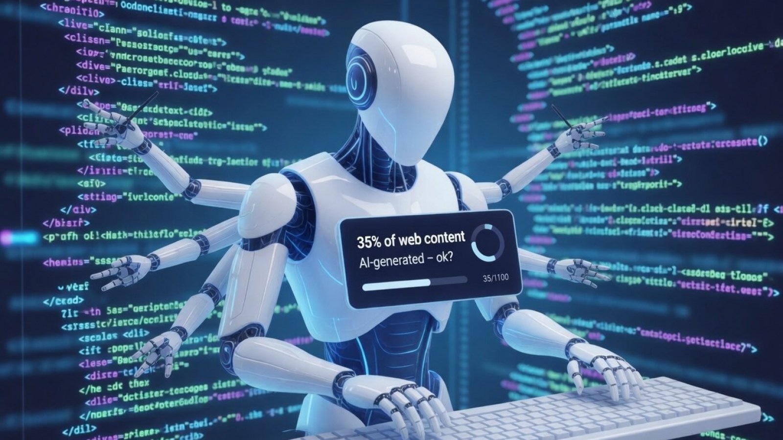 Nous perdons Internet : un tiers des nouveaux sites ne sont plus faits par des humains