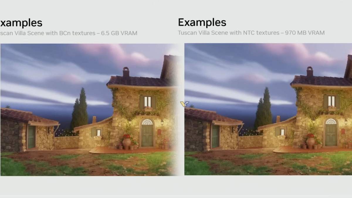Image 6,5 Go de textures dans moins d’un Go : la magie noire de Nvidia arrive et c’est bien plus prometteur que le DLSS 5