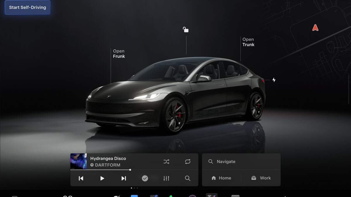 Image Dashcam, Grok et mode Hérisson : voici la grande mise à jour du printemps de Tesla