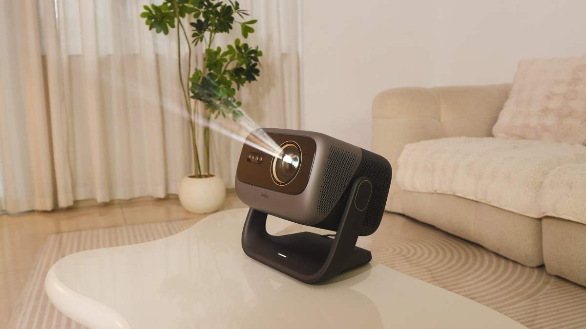 JMGO N3 Ultimate : vidéoprojecteur balancelle facile à installer - Image d'illustration