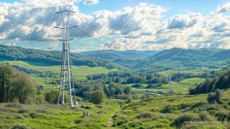 Les pylônes électriques nouvelle génération débarquent en France&nbsp;: voici à quoi ils ressemblent