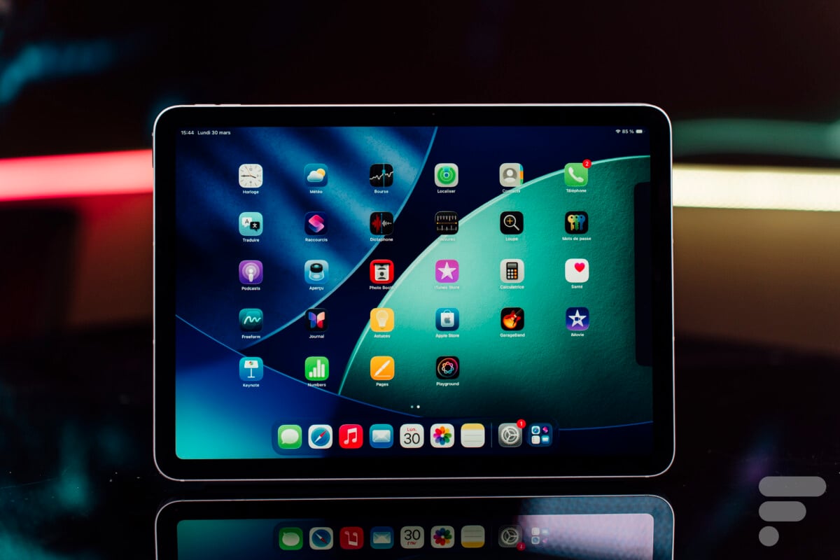 iPad Air M4 // Crédits : Frandroid / Chloé Pertuis iPad Air M4 // Crédits : Frandroid / Chloé Pertuis