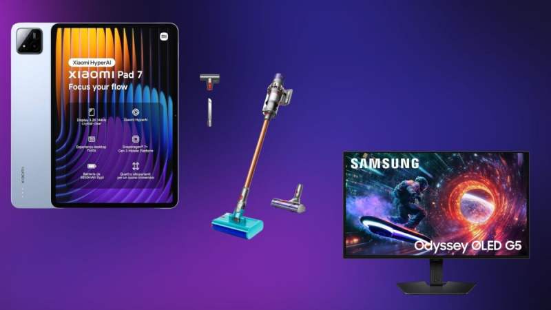 Xiaomi Pad 7, Samsung Odyssey G5 et Dyson V10 Submarine&nbsp;: les meilleures promotions high-tech du lundi 20 avril 2026