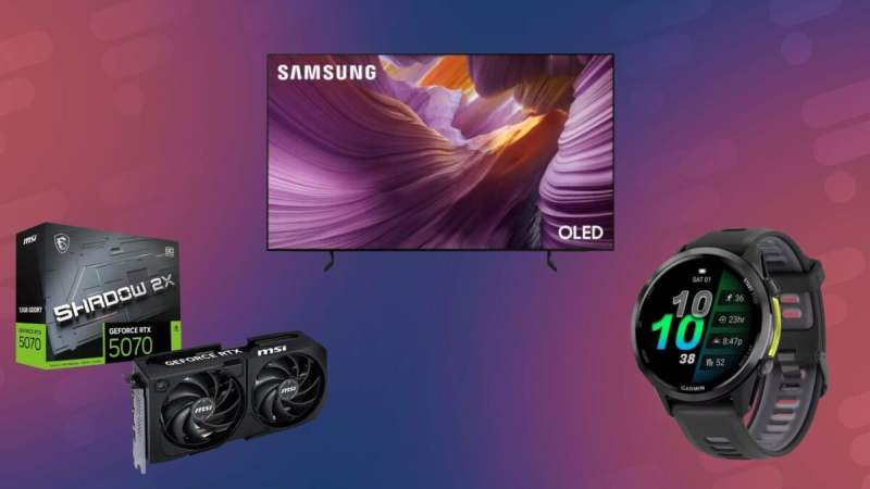 Samsung TV OLED, RTX 5070 et Garmin Forerunner 970&nbsp;: les 3 meilleures promos high-tech du jeudi 16 avril 2026