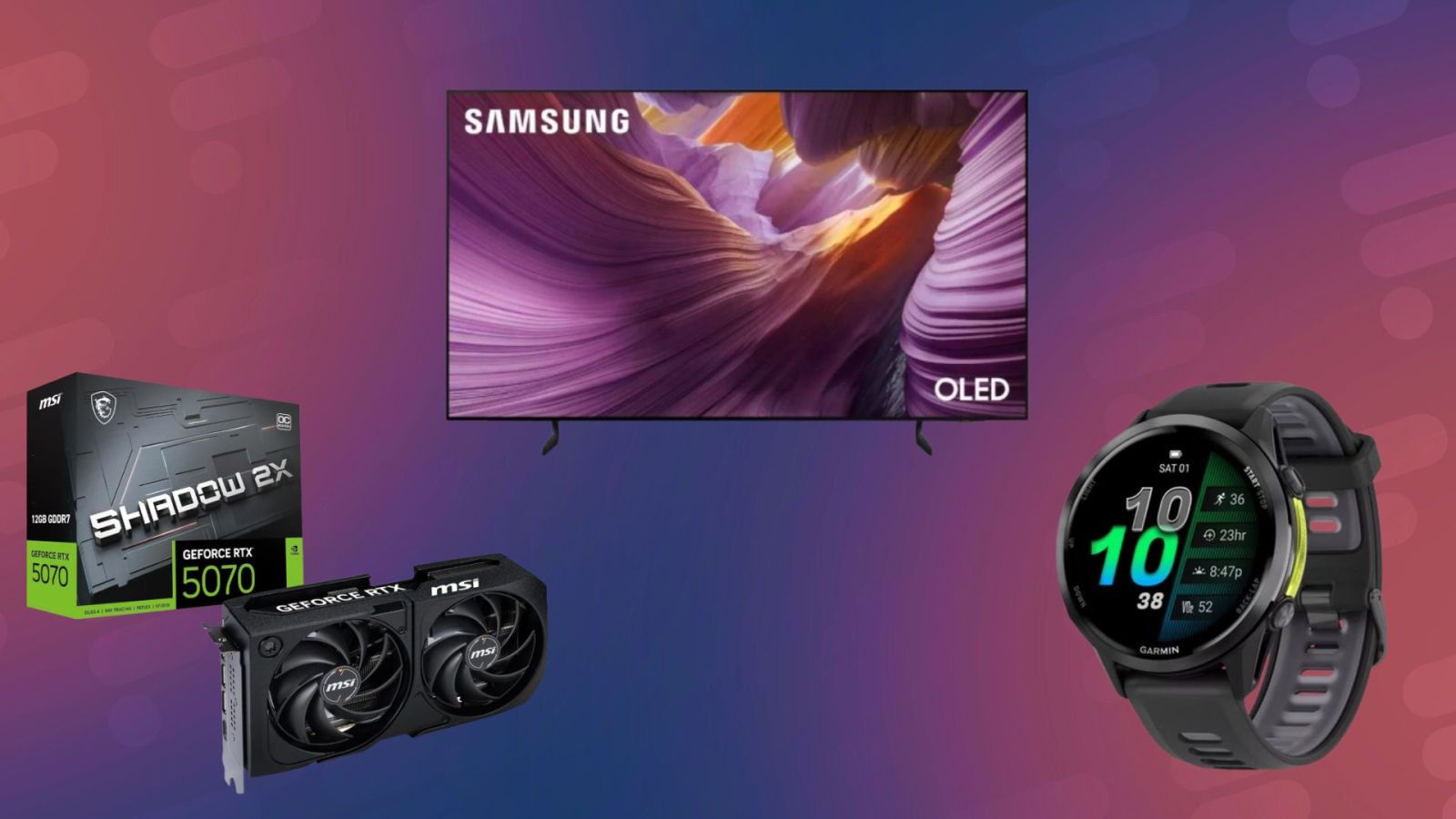 Samsung TV OLED, RTX 5070 et Garmin Forerunner 970 : les 3 meilleures promos high-tech du jeudi 16 avril 2026