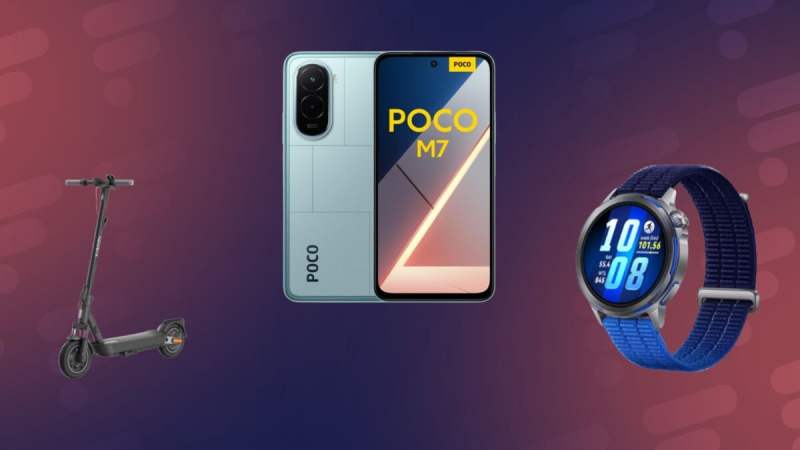 Xiaomi Poco M7, trottinette Xiaomi Electric Scooter 5 Pro et Huawei Watch GT Runner 2&nbsp;: les meilleurs bons plans du jour (17 avril 2026)