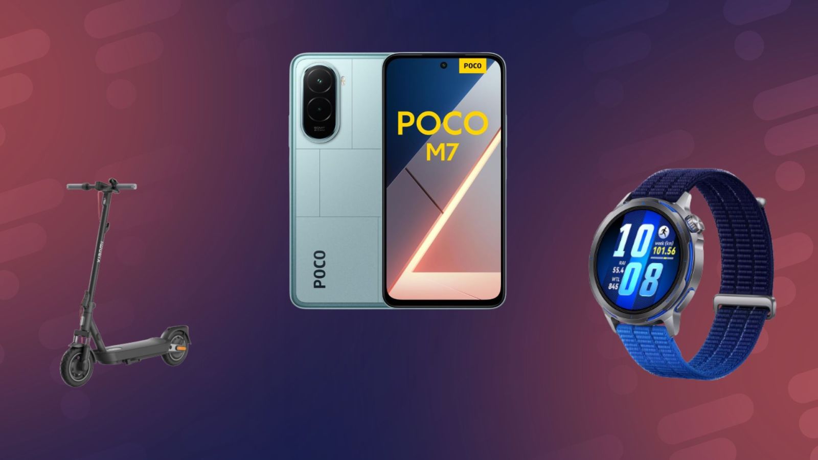 Xiaomi Poco M7, trottinette Xiaomi Electric Scooter 5 Pro et Huawei Watch GT Runner 2 : les meilleurs bons plans du jour (17 avril 2026)