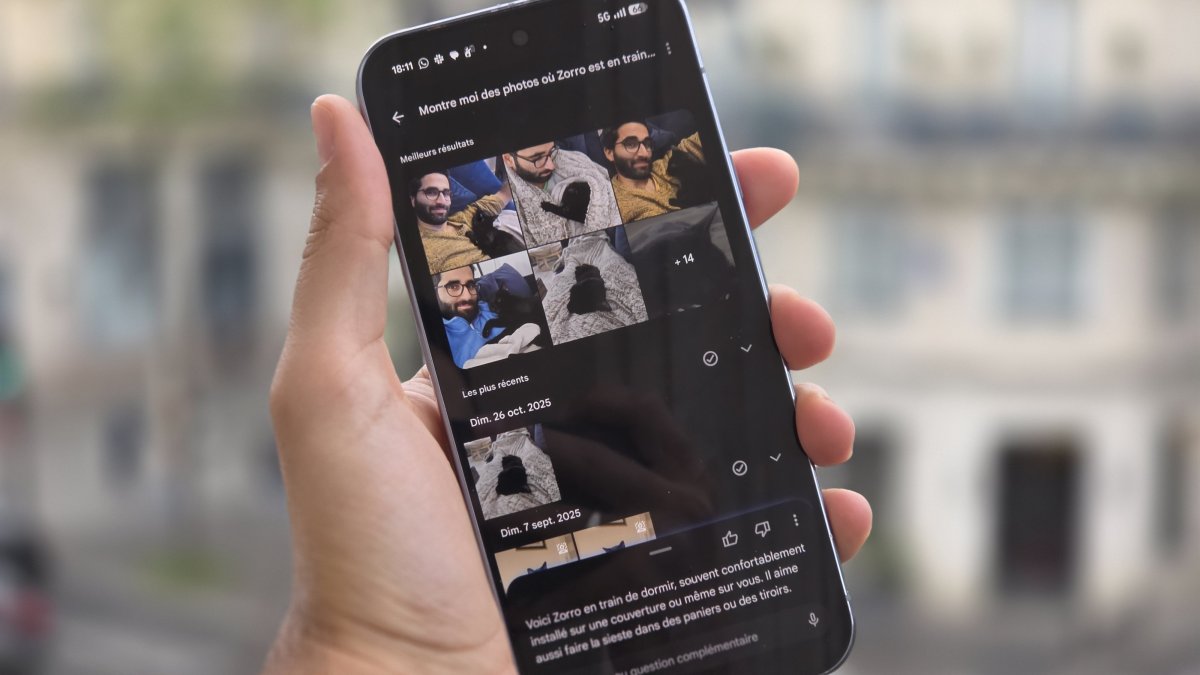 Image J’ai testé la recherche Gemini sur Google Photos : résultats, avis à chaud et désactivation
