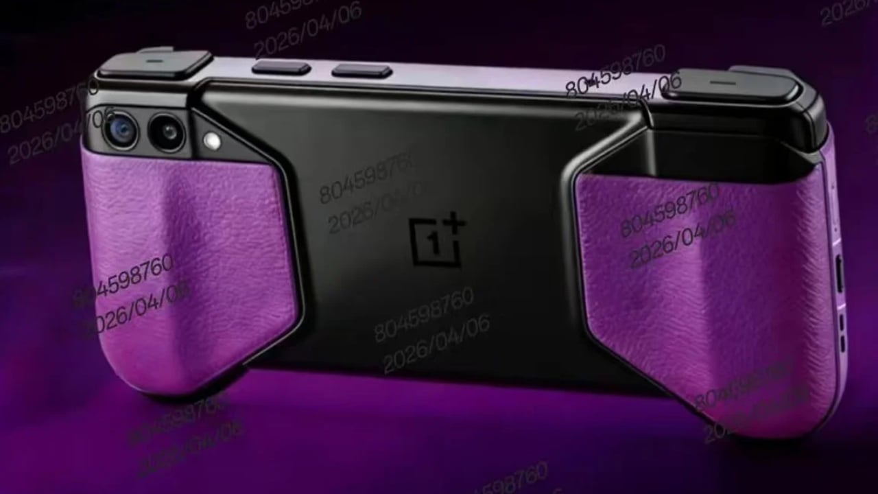 Uma possível renderização do console portátil OnePlus