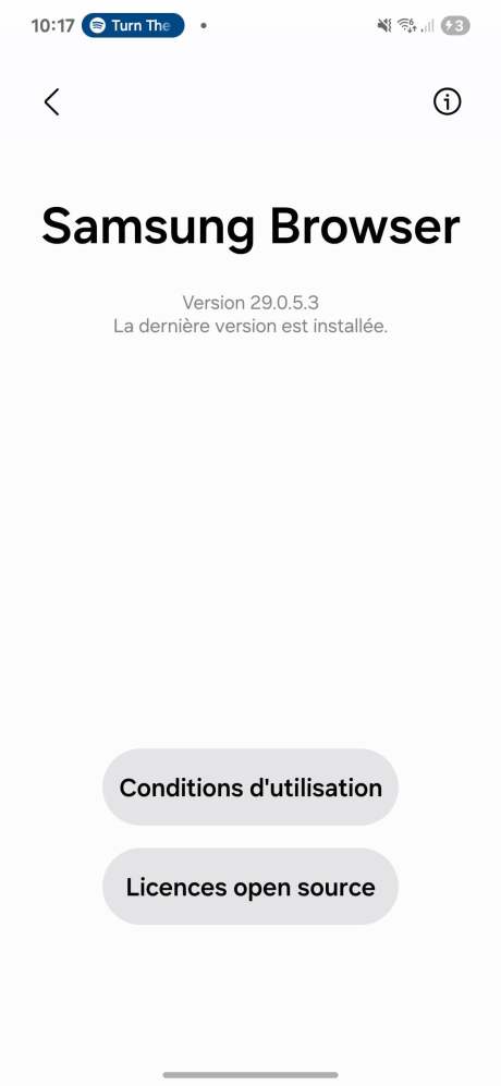 Samsung Browser Navigateur Internet // Source : Frandroid