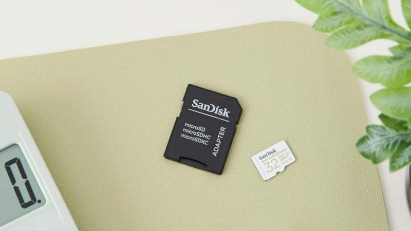Résistante et taillée pour l&rsquo;enregistrement en continu, cette microSD 32 Go perd la moitié de son prix