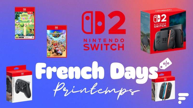 French Days 2026 spécial gaming&nbsp;: les indispensables Nintendo Switch 2 à prix cassés