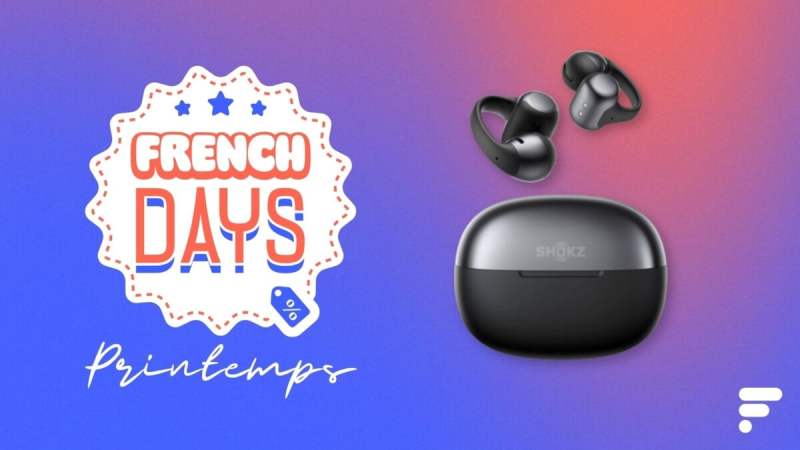 Ces écouteurs ouverts Shokz confortables et pensés pour le sport affichent -30€ pendant les French Days