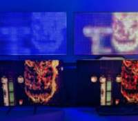 Sony Mini LED conventionnel (à gauche) vs RGB Mini LED (à droite) // Source : Sylvain Pichot - Frandroid