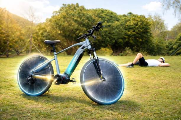 V&eacute;lo &eacute;lectrique solaire Phosgo recharge