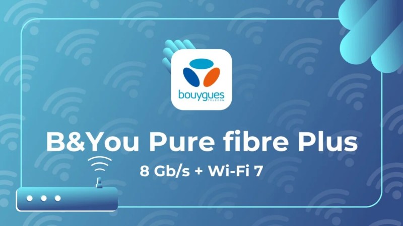 Jusqu’à 8 Gb/s + box Wi-Fi 7&nbsp;: la solution B&amp;You pour booster sa connexion sans se ruiner