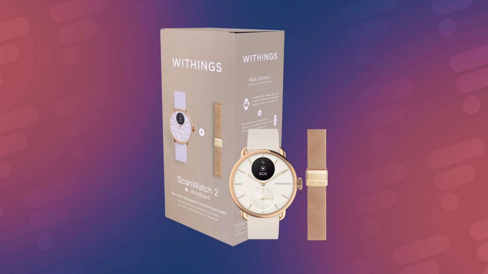 L’excellente Withings ScanWatch 2 surveille votre santé pour moins de 300 € grâce à ce pack chez Boulanger