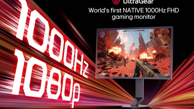 LG présente le premier écran 1000 Hz en Full-HD au monde
