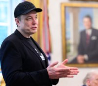 President Donald Trump participates in a press conference with departing DOGE adviser Elon Musk, Friday, May 30, 2025, in the Oval Office. (Official White House Photo by Molly Riley)