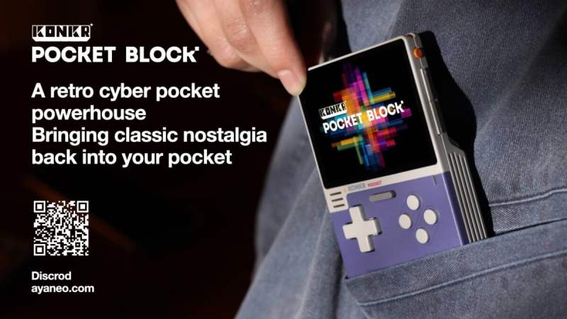 Ayaneo Pocket BLOCK : la marque dévoile une console rétro façon Game Boy « dopée à l’IA »