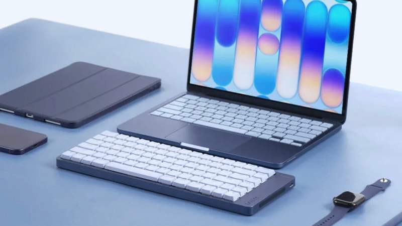 Lofree calque son Flow 2 sur les couleurs du MacBook Neo d&rsquo;Apple
