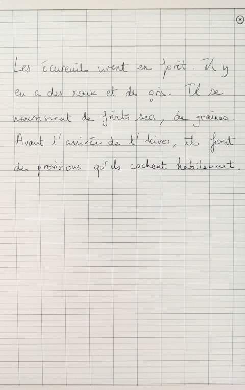 Conversion écriture manuscrite1